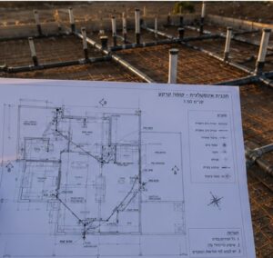 תכנית אינסטלציה לווילה מול ביצוע בשטח – אליאב אינסטלציה ופרויקטים